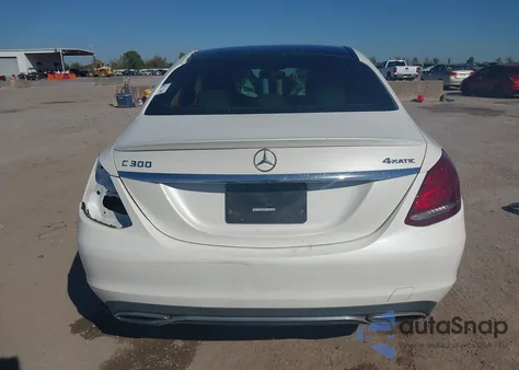 2018 Mercedes-Benz C 300 4Matic from USA, damaged, VIN 55SWF4KB7JU245698